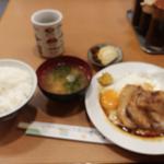 チャーシューエッグ定食(とんかつ 八千代(やちよ))