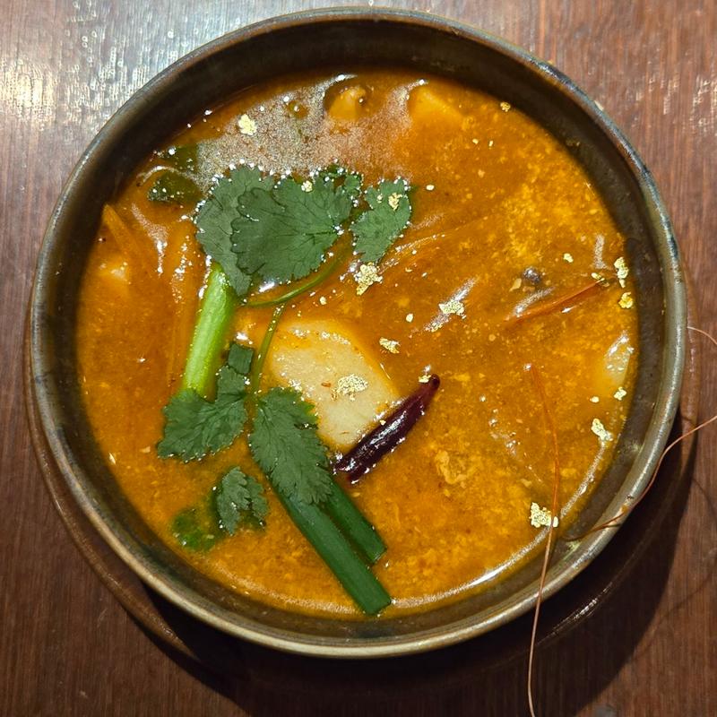 天然海老のトムヤムクン(辛口)(チェディルアン 淀屋橋 （CHEDI LUANG）)
