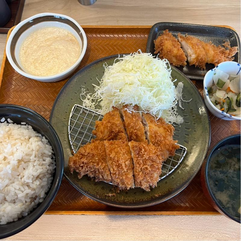 国産ささみかつ定食(かつ庵 八千代大和田店)