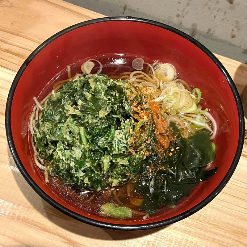 春菊天そば(名代江戸一)