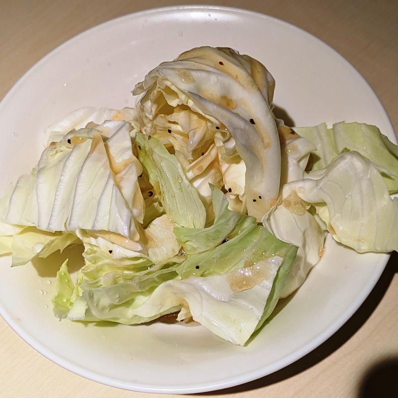 お通しキャベツ(魚魚炉 有楽町店)