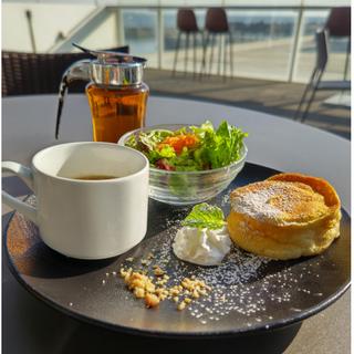 モーニングパンケーキ Bセット(OISO CONNECT CAFE)