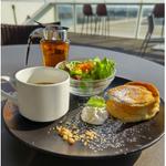 モーニングパンケーキ Bセット(OISO CONNECT CAFE)