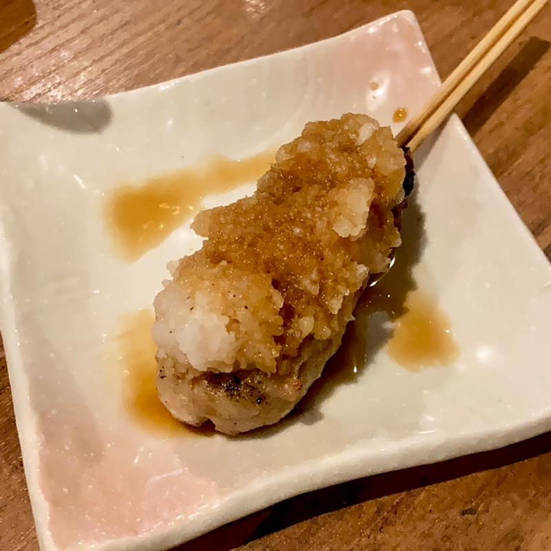 つくねおろしポン酢(焼鳥のさくら 今里店)