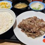 牛焼肉定食ダブル(松屋 四条烏丸店)