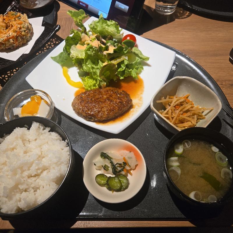 和風ハンバーグ定食(ルートイングランティア東海 Spa & Relaxation)