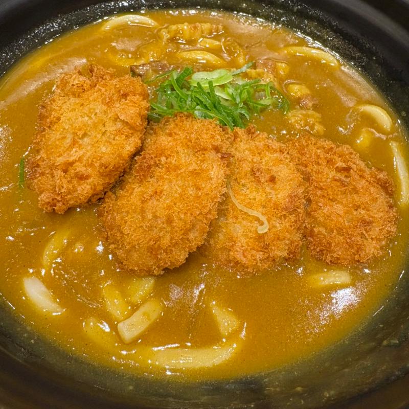 カツカレーのおうどん(山水草木)