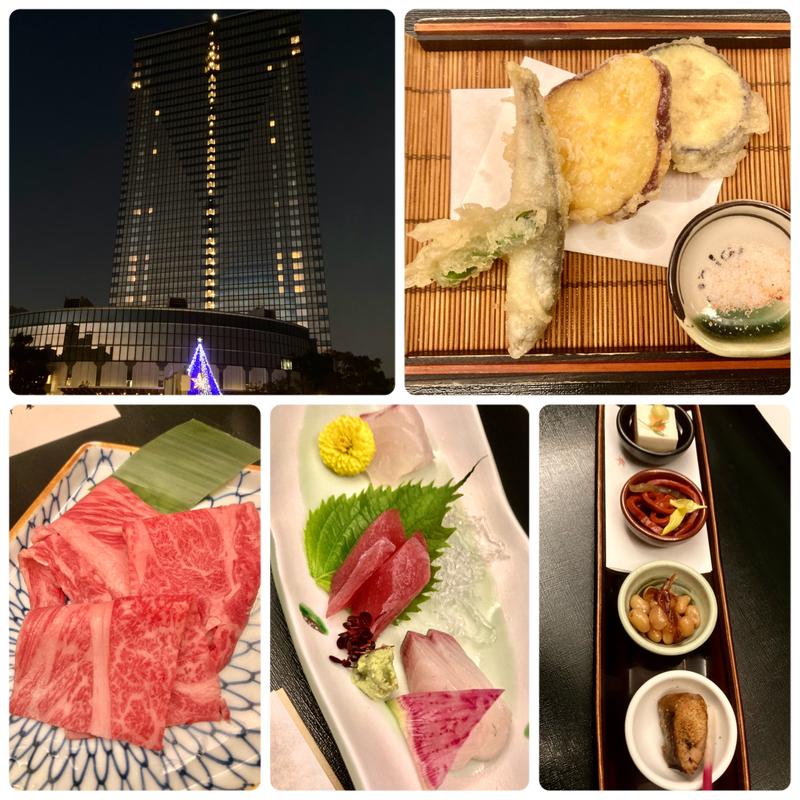 湖魚の天ぷらと近江牛じゅんじゅん会席(和食 清水)