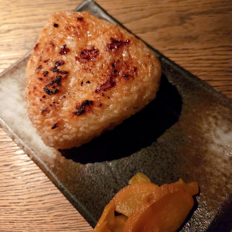 焼おにぎり 1ヶ(鶏卸直営 朝びき専門 八金 高槻店)