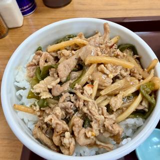 限定 青椒肉絲丼(らーめん理庵)