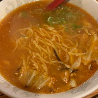 鳥だしラーメン(辛味噌・麺ハーフ)
