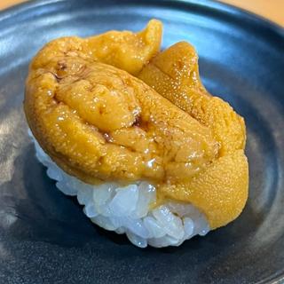 北海道バフン雲丹握り(すし処藤)