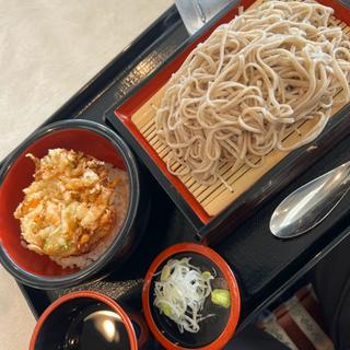 蕎麦 かき揚げ丼 セット(西熱海ゴルフコース レストラン )