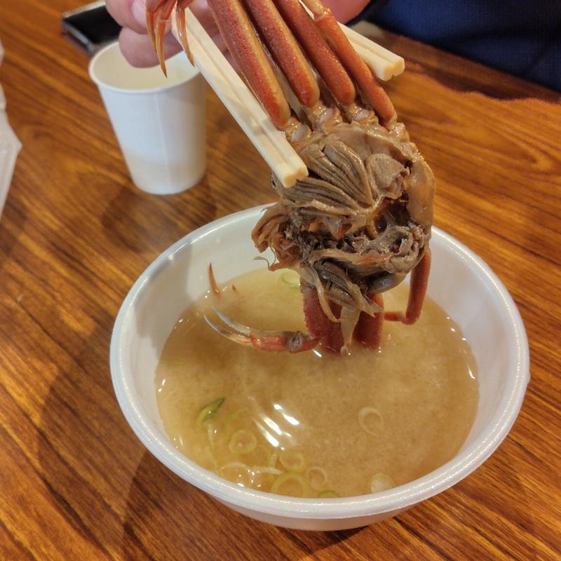 かに味噌汁(能登食祭市場 （ノトショクサイイチバ）)