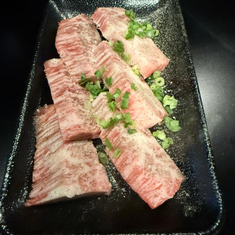 常陸牛カルビ(カウンター焼肉哲仁)