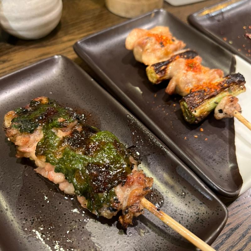 ねぎまとしそまき(串蔵)