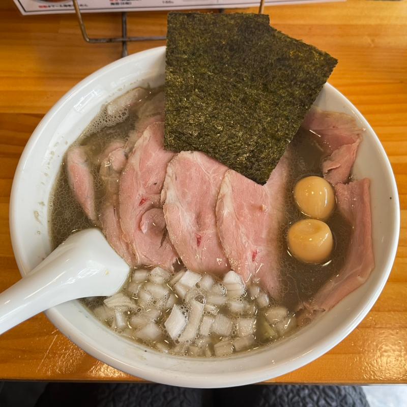 特製煮干らーめん(煮干らーめん紫乱)