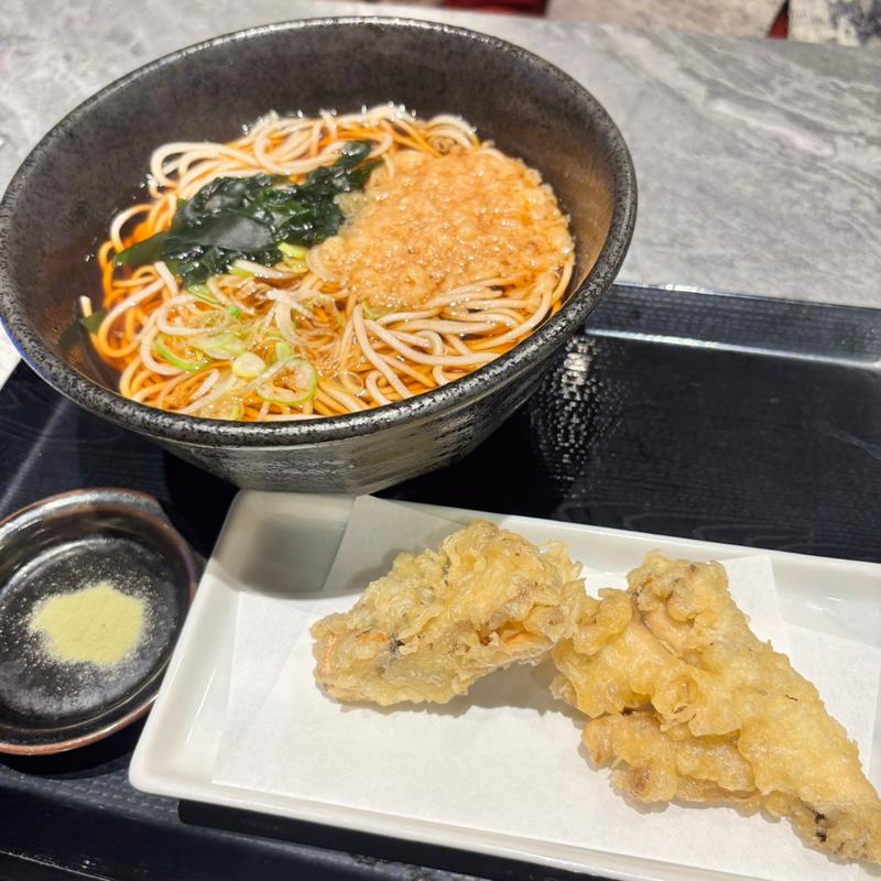 舞茸天そば(鶏彩 北上尾店)