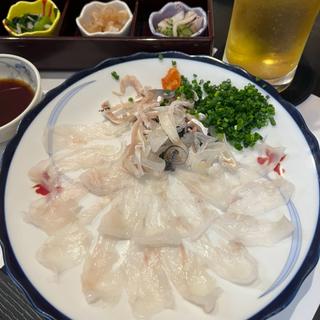 てっさ（ふぐ刺身）(味乃魚隆)