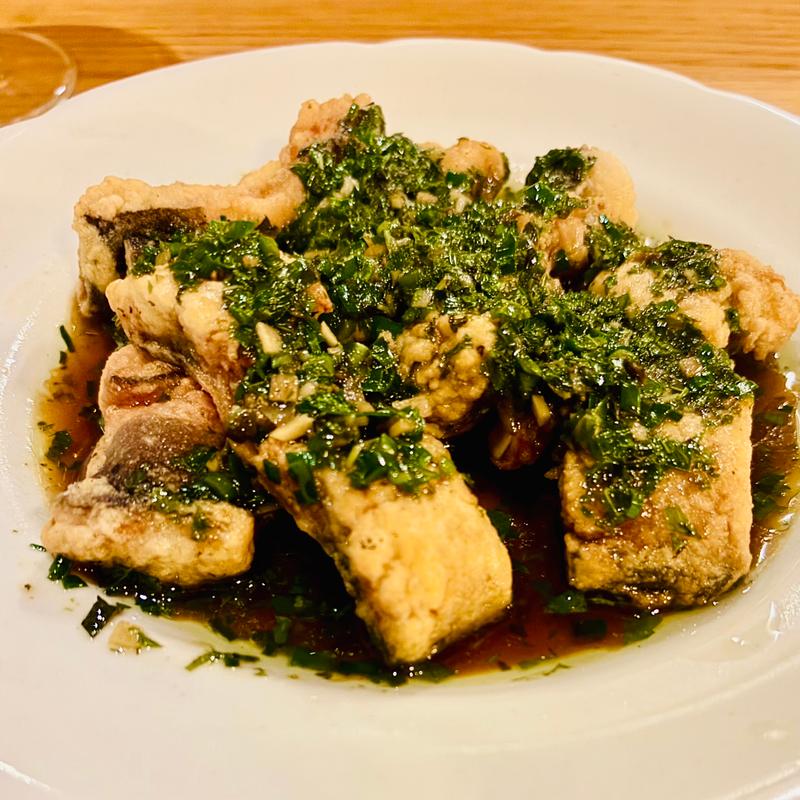 鰻唐揚げ(ビストロシノワYASMIN)