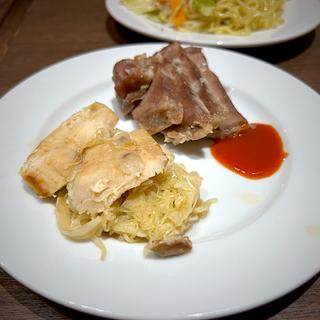 豚肉とマヒマヒのバナナリーフ蒸し焼き(スパリゾートハワイアンズ )