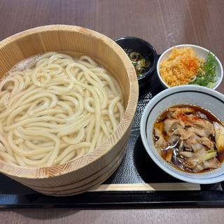 釜揚げうどんと豚つけ汁