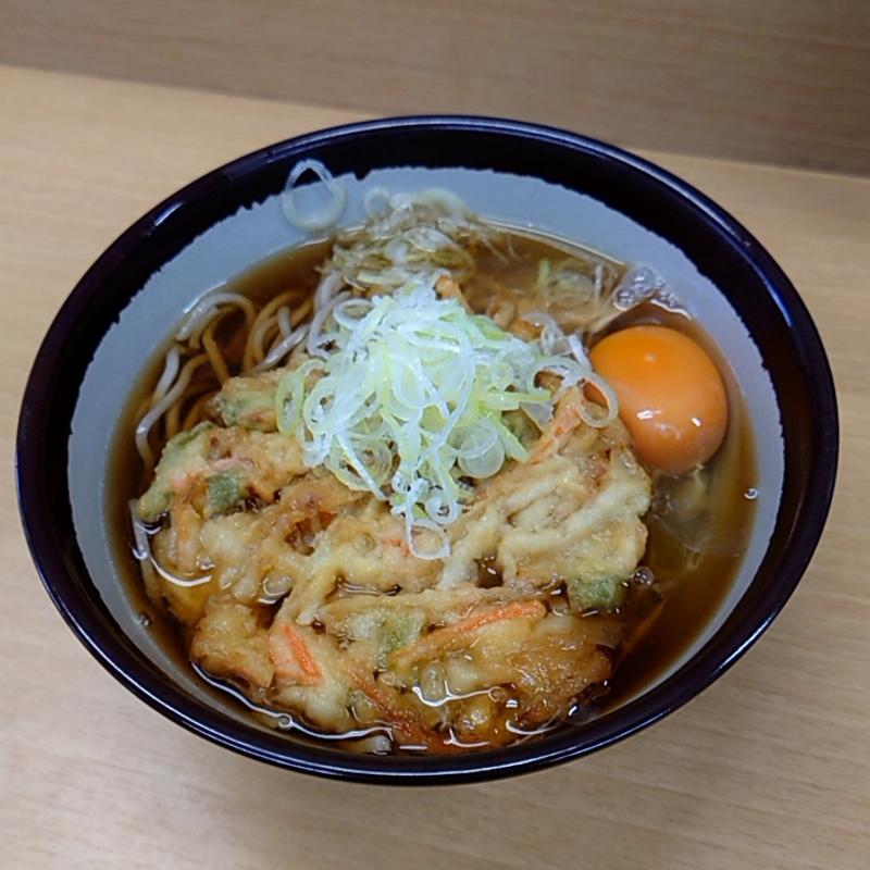 かき揚げ天玉そば(そば処はやて 八戸店 )