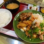 ミックスフライ定食