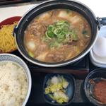 新とんこつ牛肉玉ラーメン鍋膳