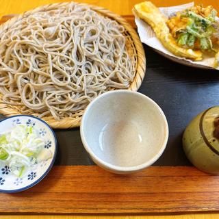 もりそば大盛り＋やさい天ぷら