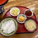 牛バラ定食(りんご亭)