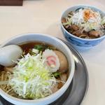 ワンタンチャーシュー麺(小)ミニチャーシュー丼