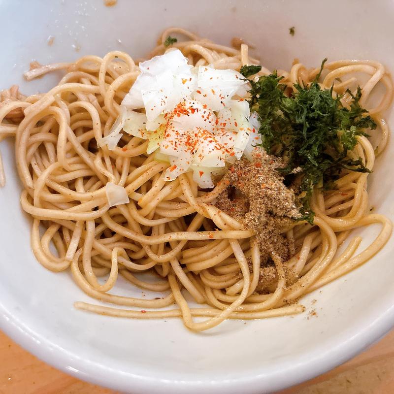 和え玉ハーフ(だし・麺 未蕾)