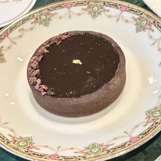 チョコレートのタルト(カフェ・オフィシーヌ・ユニヴェルセル・ビュリー神戸 CAFÉ OFFICINE UNIVERSELLE BULY KOBE)