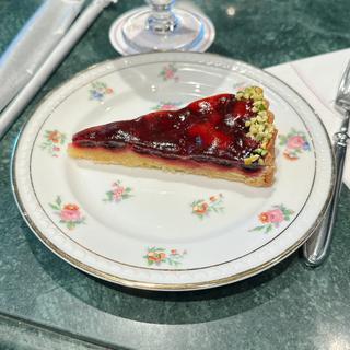 フランボワーズのタルト(カフェ・オフィシーヌ・ユニヴェルセル・ビュリー神戸 CAFÉ OFFICINE UNIVERSELLE BULY KOBE)