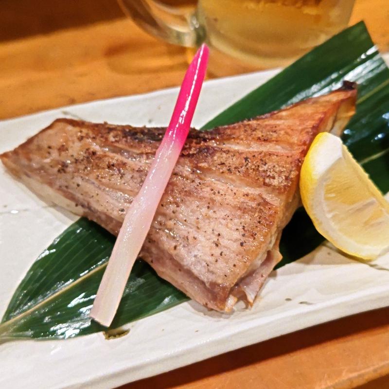 まぐろアゴ肉塩焼(まんぼう)