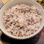 さばの竜田揚げもろみ醤油の香味ねぎダレ、たっぷり野菜の麦みそ汁