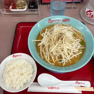 味噌ラーメン　もやし増し　半ライス(くるまやラーメン 埼玉吉川店)