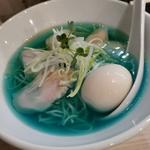 鶏清湯青（とりちんたんあお）＋鶏チャーシュー増し