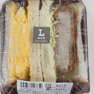 三元豚の厚切りカツ&タマゴサンド(ローソン 鶴ヶ島若葉店)