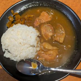 家系スープのミニカレー(よこはま軒 三川店)