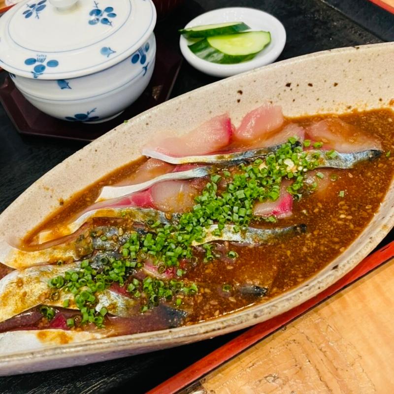 活ごまさば定食(旬の料理 宝祥)