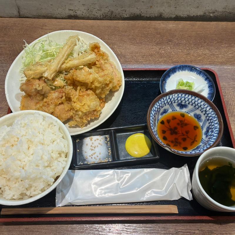 鶏天定食(おでん屋たけしヤエチカ店（八重洲地下街店）)