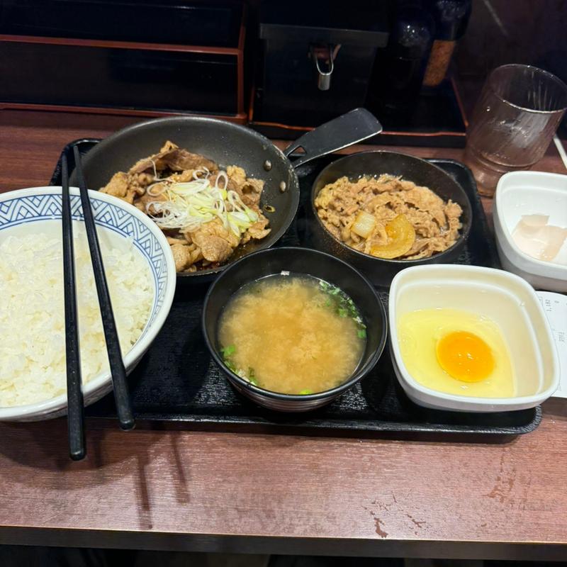 牛皿　牛カルビ定食(吉野家 新木場駅前店)