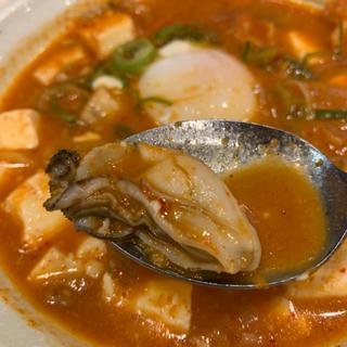 牡蠣入りキムチチゲセット(松屋 上板橋店 )