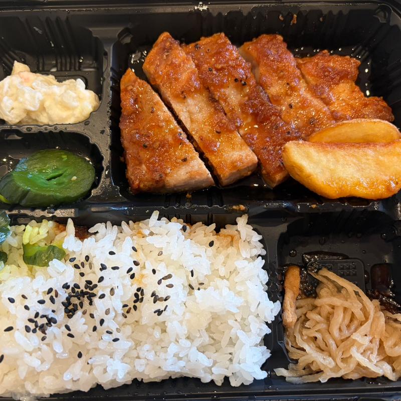 トンテキステーキソース弁当(ビストロ 石川亭 豊洲フォレシア店 （ビストロ イシカワテイ）)