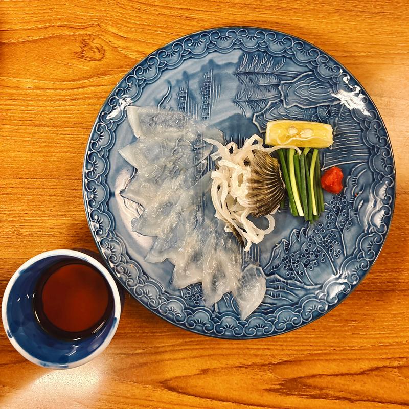 ふぐ刺(酒房 武蔵)