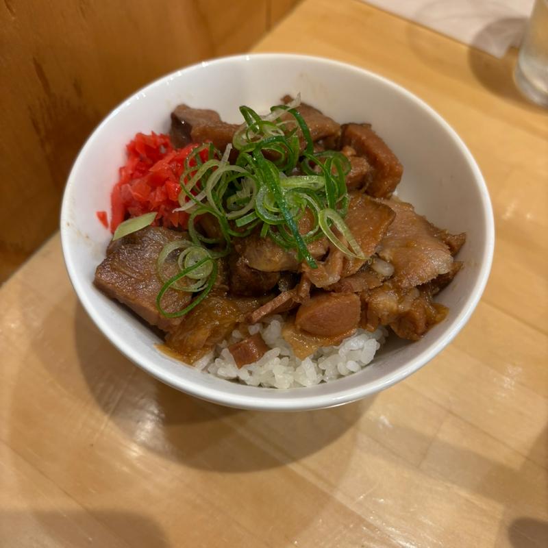 チャーシュー丼(中華そば みつ葉)