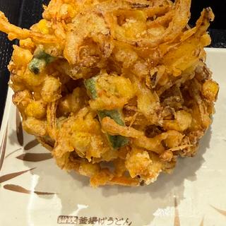 コーンとチーズのかきあげ(丸亀製麺 盛岡店 （まるがめせいめん）)