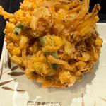 コーンとチーズのかきあげ